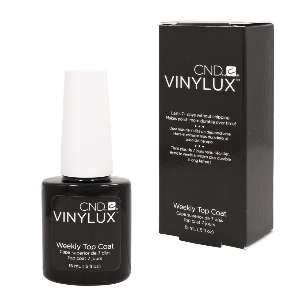 CND Vinylux Weekly Top Coat, Clear 0.5 fl oz (15 ml) 